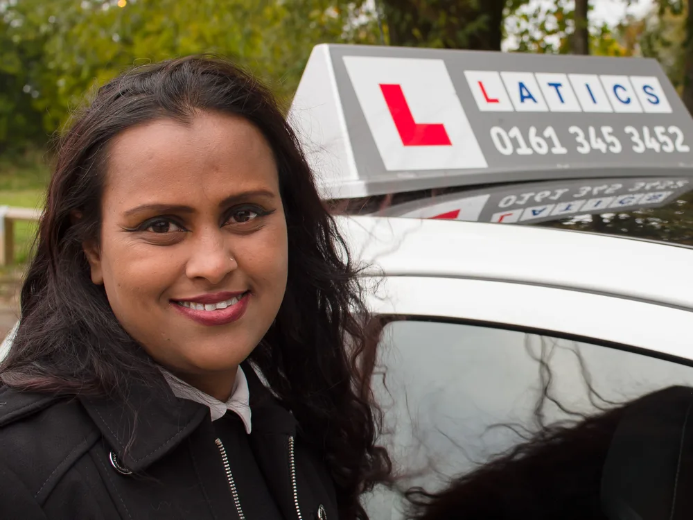 Sitara Begum driving instructor